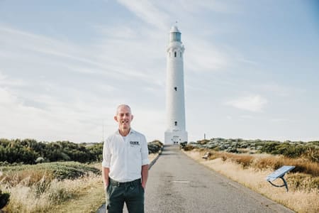 Cape Leeuwin Lighthouse keeper Paul Sofalis